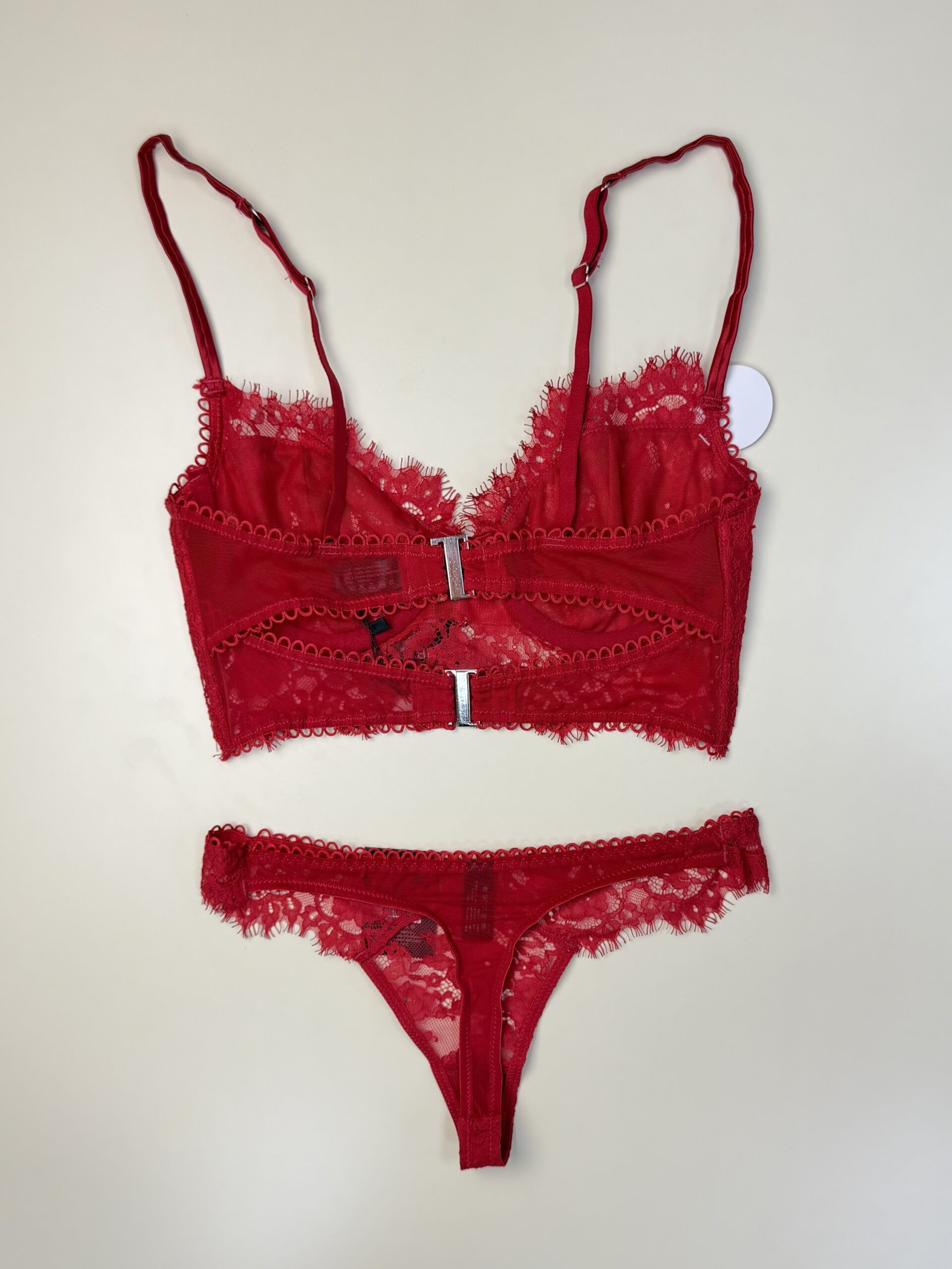 Ensemble 2 Pcs - H - en dentelle " Rouge " – Image 3
