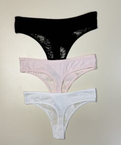 Alternative view of Pack de 3 culottes en coton -H-