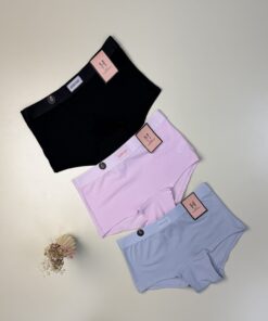 Pack de 3 culottes shorty -H- Amour