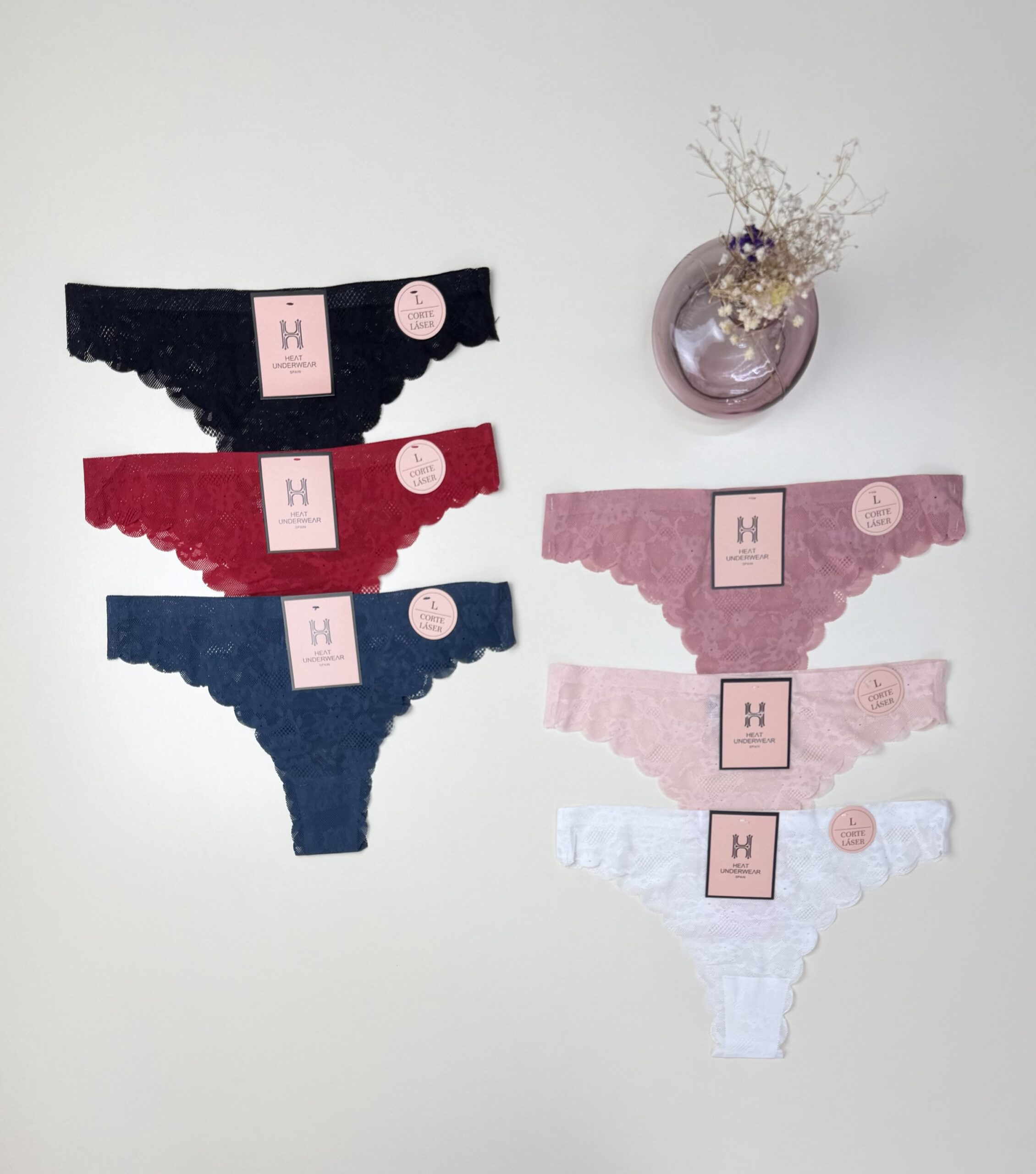 Pack de 6 culottes - H - CORTE LASER – Image 3