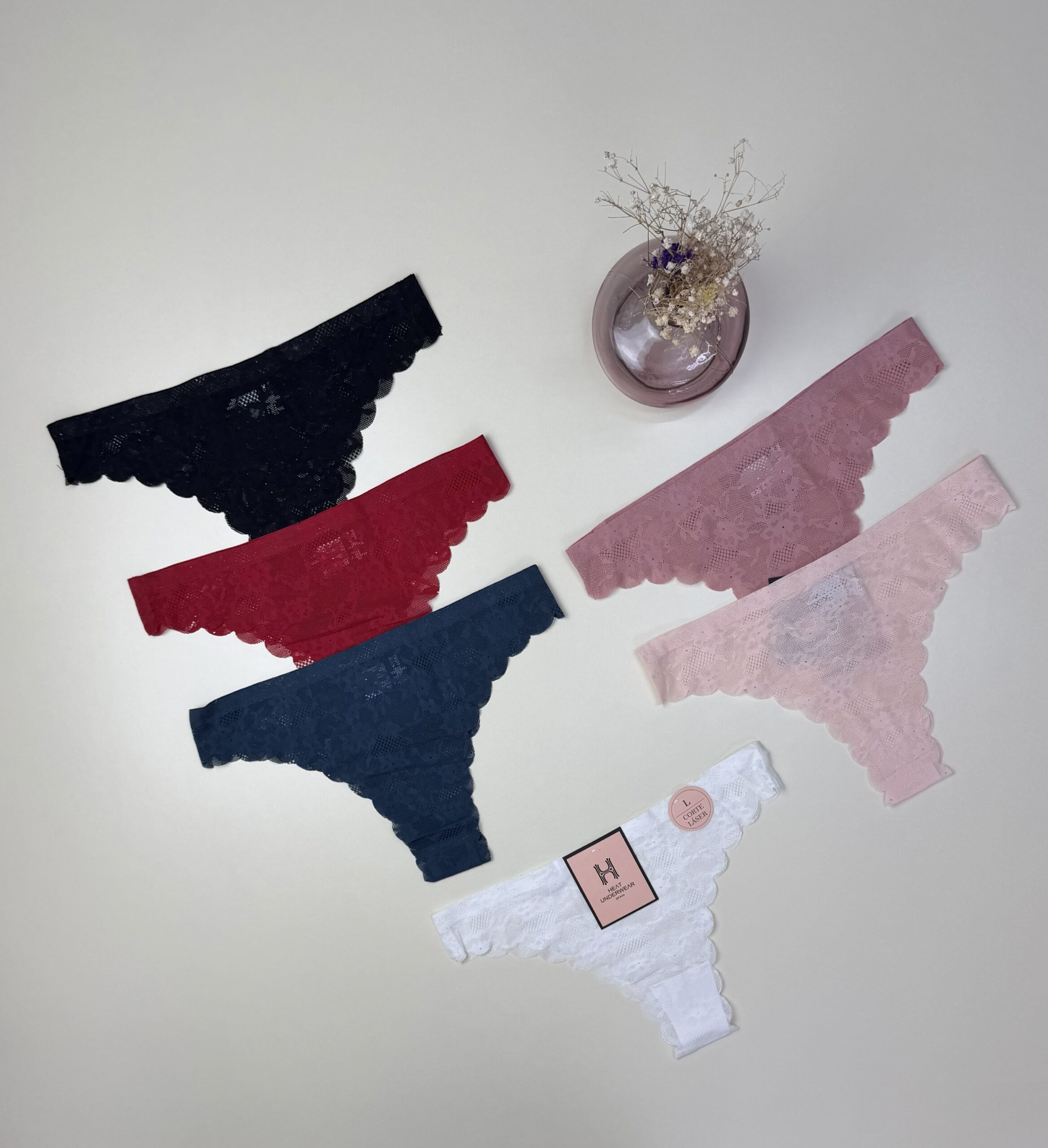 Pack de 6 culottes - H - CORTE LASER – Image 2