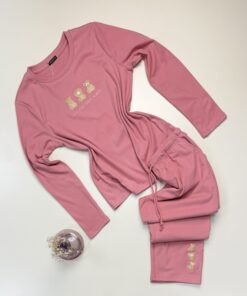 Pyjama manche longue " Rose " -TRESS-