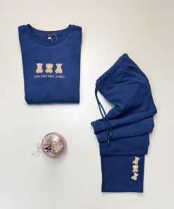 Alternative view of Pyjama manche longue " Bleu nuit " -TRESS-