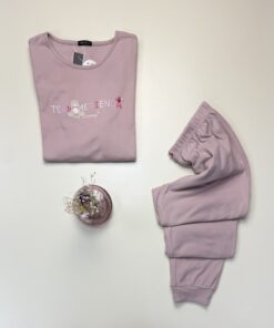 Alternative view of Pyjama manche longue " Rose " -TRESS-