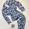 Pyjama boutonné manche longue " Bleu " - H -