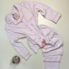 Pyjama boutonné manche longue " Rose " - H -