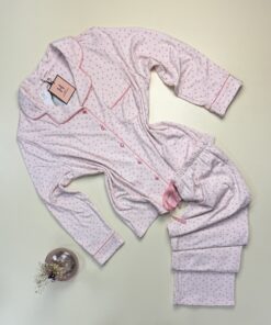 Pyjama boutonné manche longue " Rose " - H -