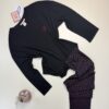 Pyjama haut manche longue " Noir " -H- coton