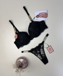 Ensemble 2pcs -H- double éponge " Noir "