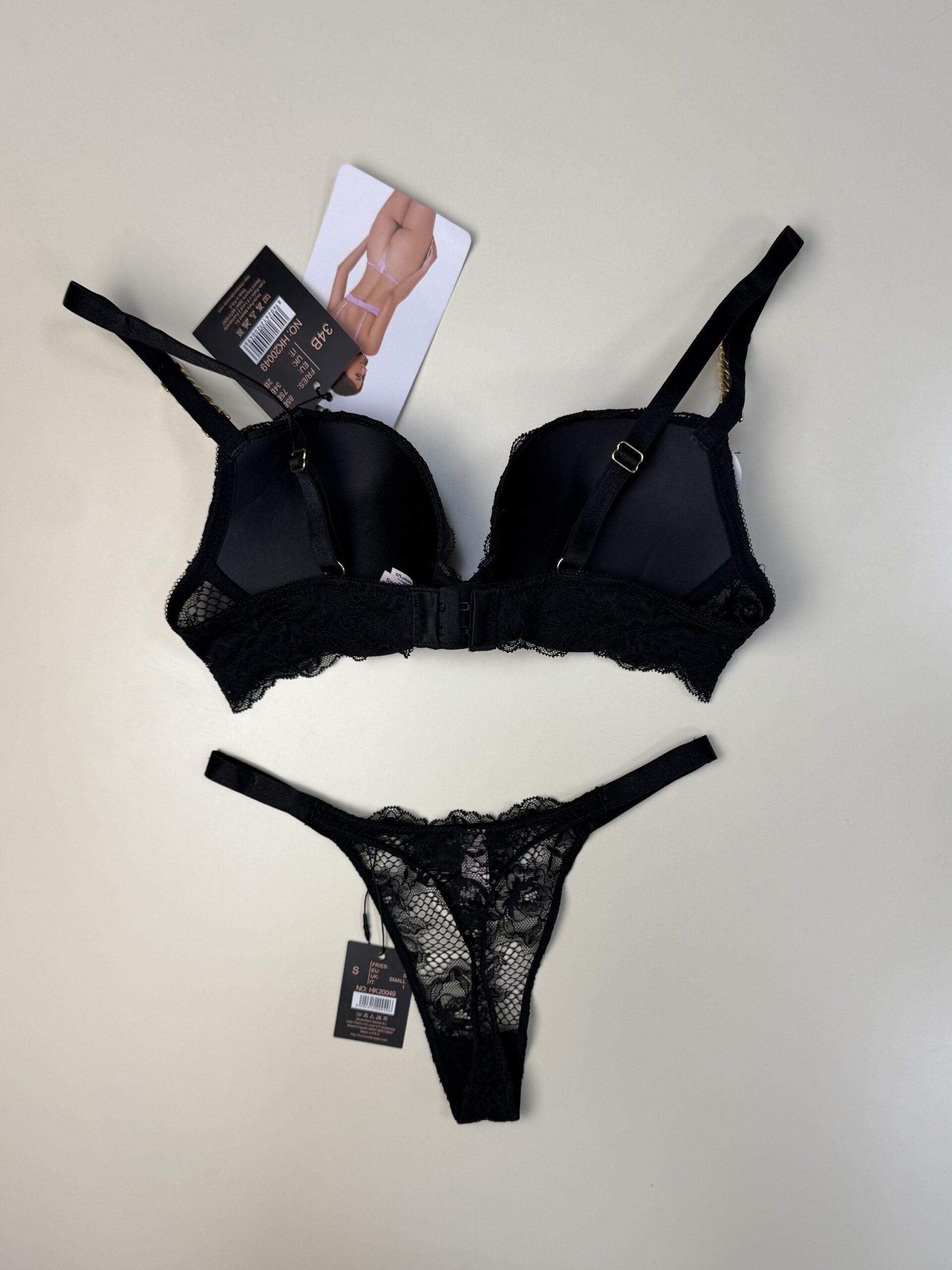 Ensemble 2pcs -H- double éponge " Noir " – Image 2