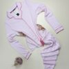 Pyjama boutonné haut manche longue - Tress - Coton " Rose "