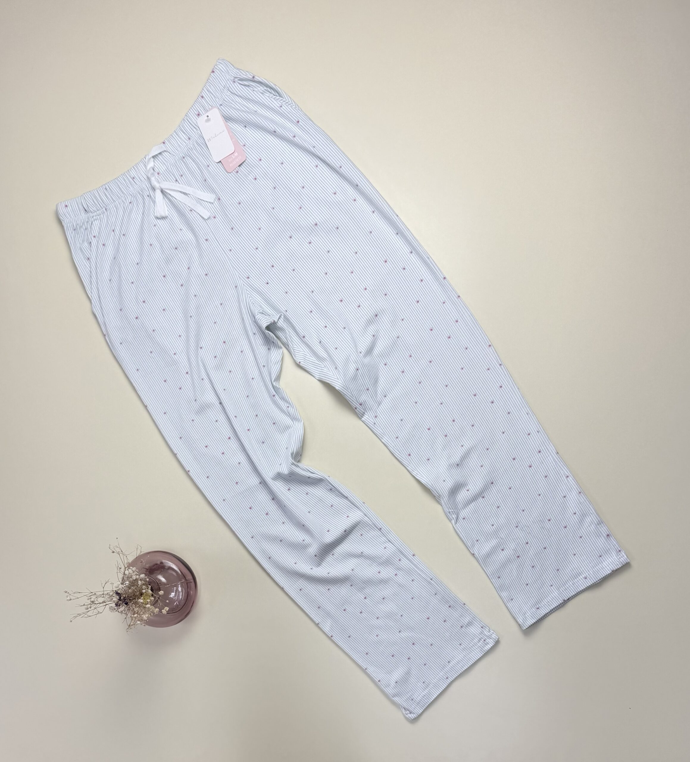 Bas de pyjama - Tress - Coton " Bleu à rayures " – Image 2