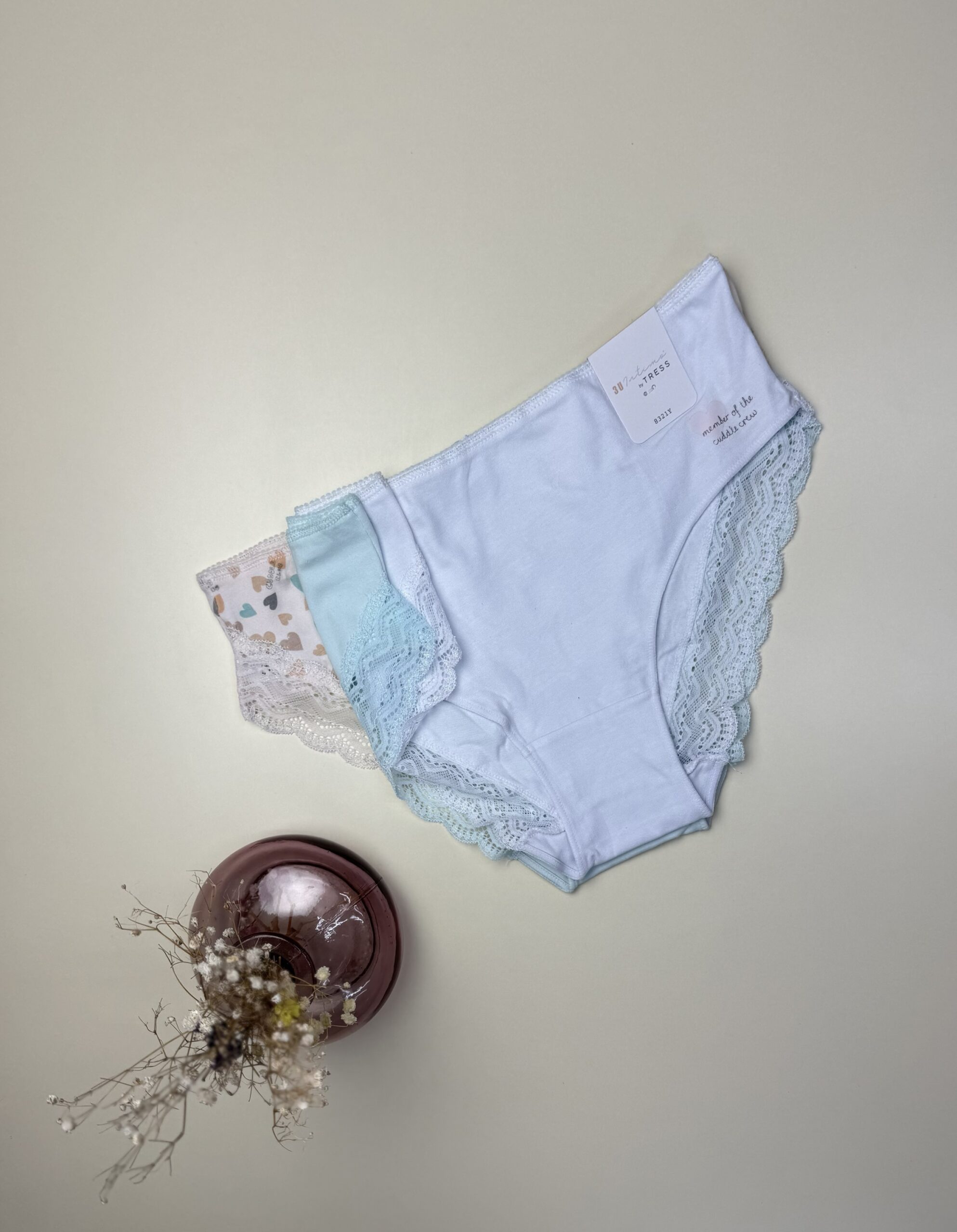 Pack de 3 culottes -TRESS- Coton