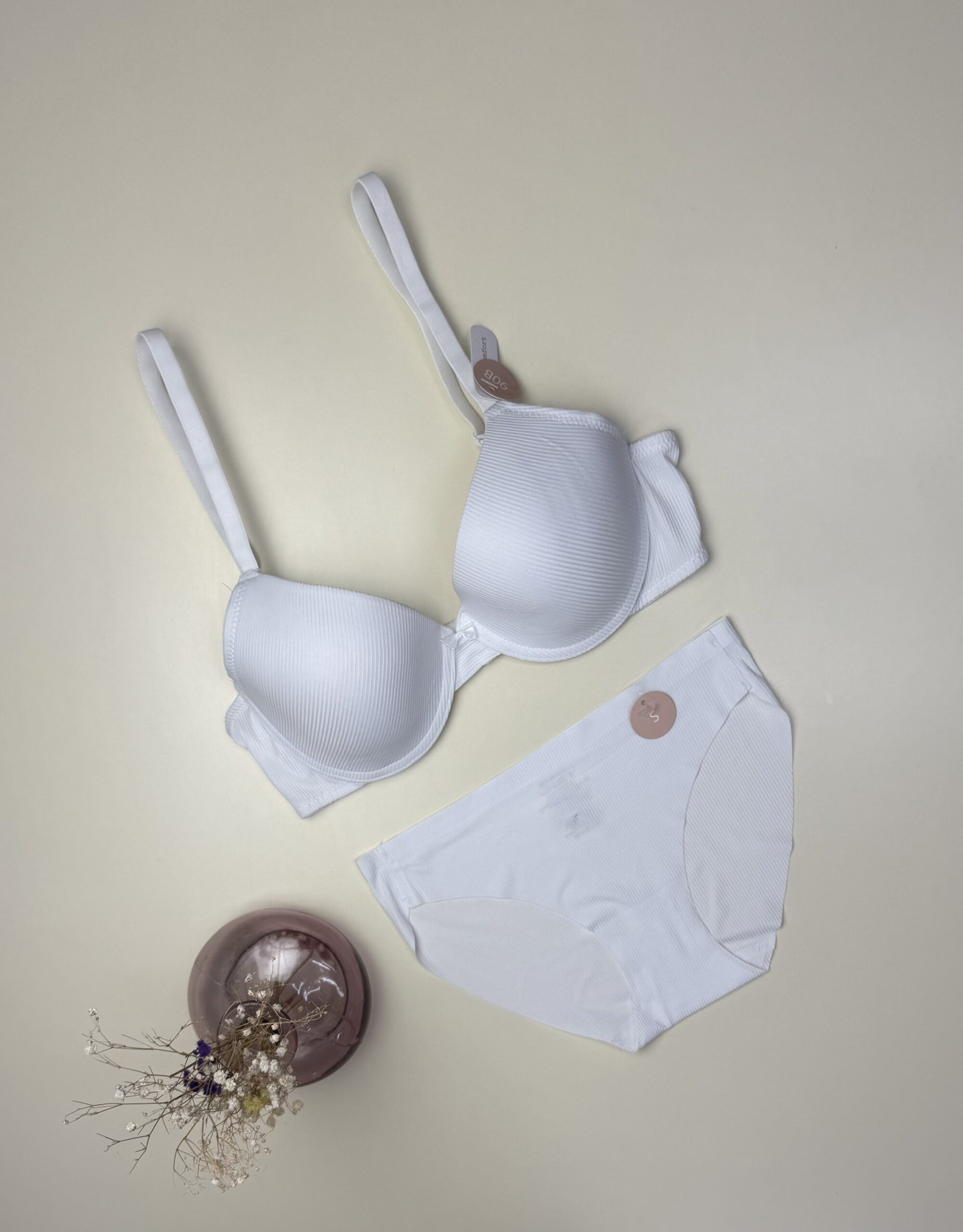 Ensemble 2 pcs - Tress - Invisible "Blanc"