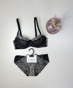Alternative view of Ensemble 2 pcs - Tress - " Léopard push up"