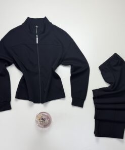 Ensemble jogging " Noir " - Tress -
