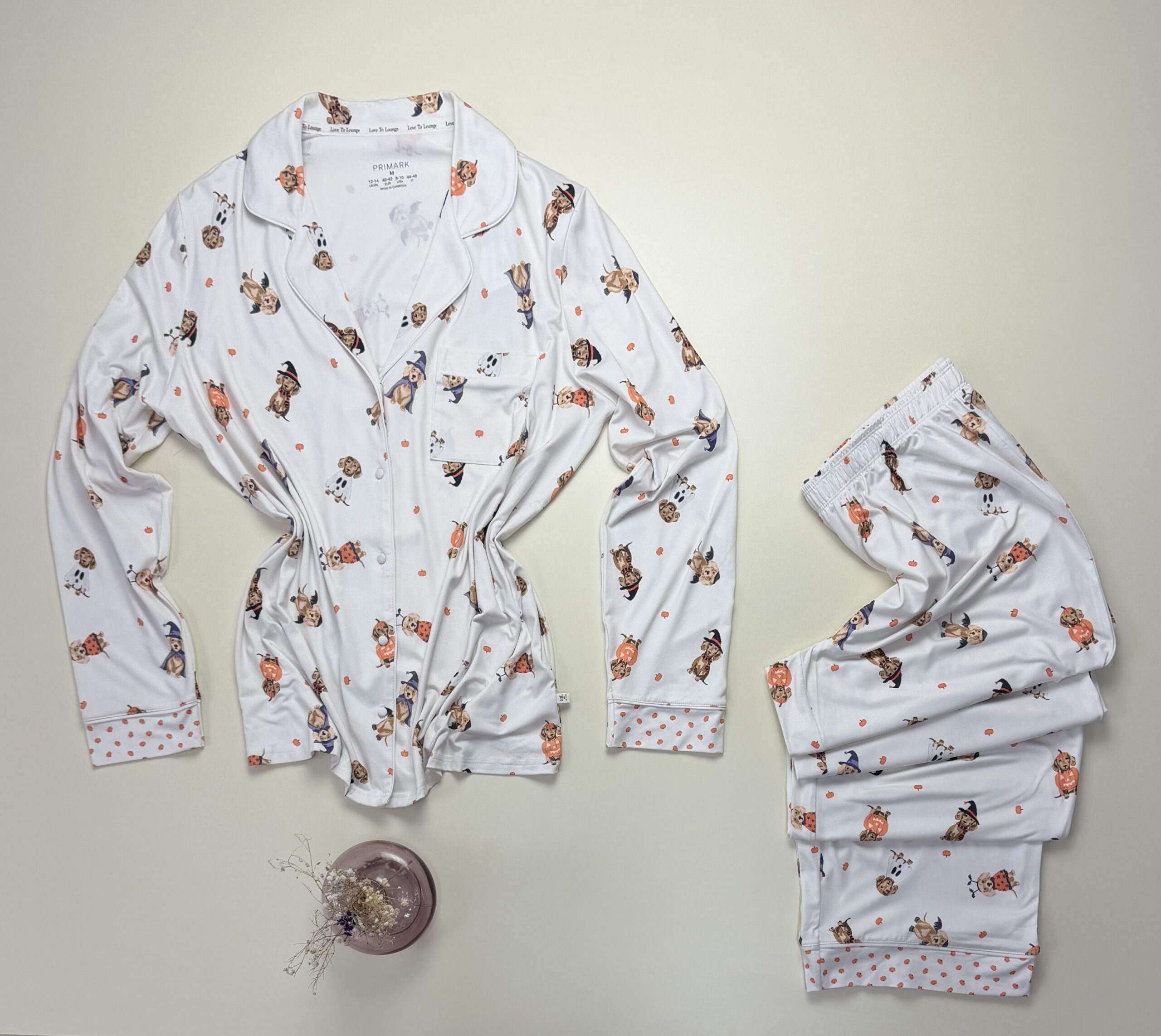 Pyjama boutonné Primark " à motifs "