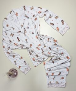 Alternative view of Pyjama boutonné Primark " à motifs "