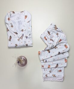 Pyjama boutonné Primark " à motifs " – Image 3