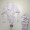 Pyjama boutonné Primark en velours " à fleurs "