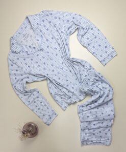 Pyjama boutonné Primark " à rayures bleu "
