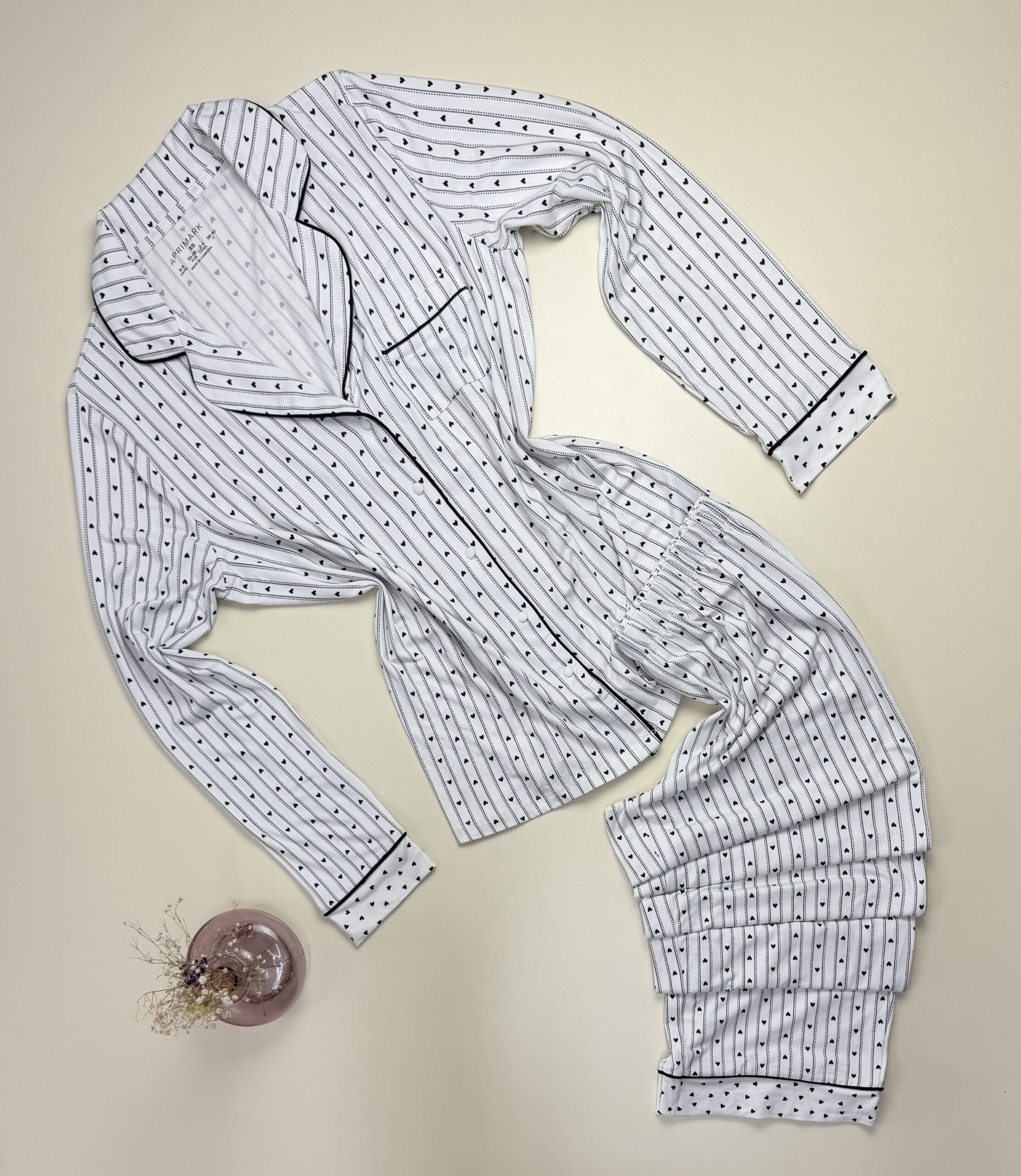 Pyjama boutonné Primark " Cœur "
