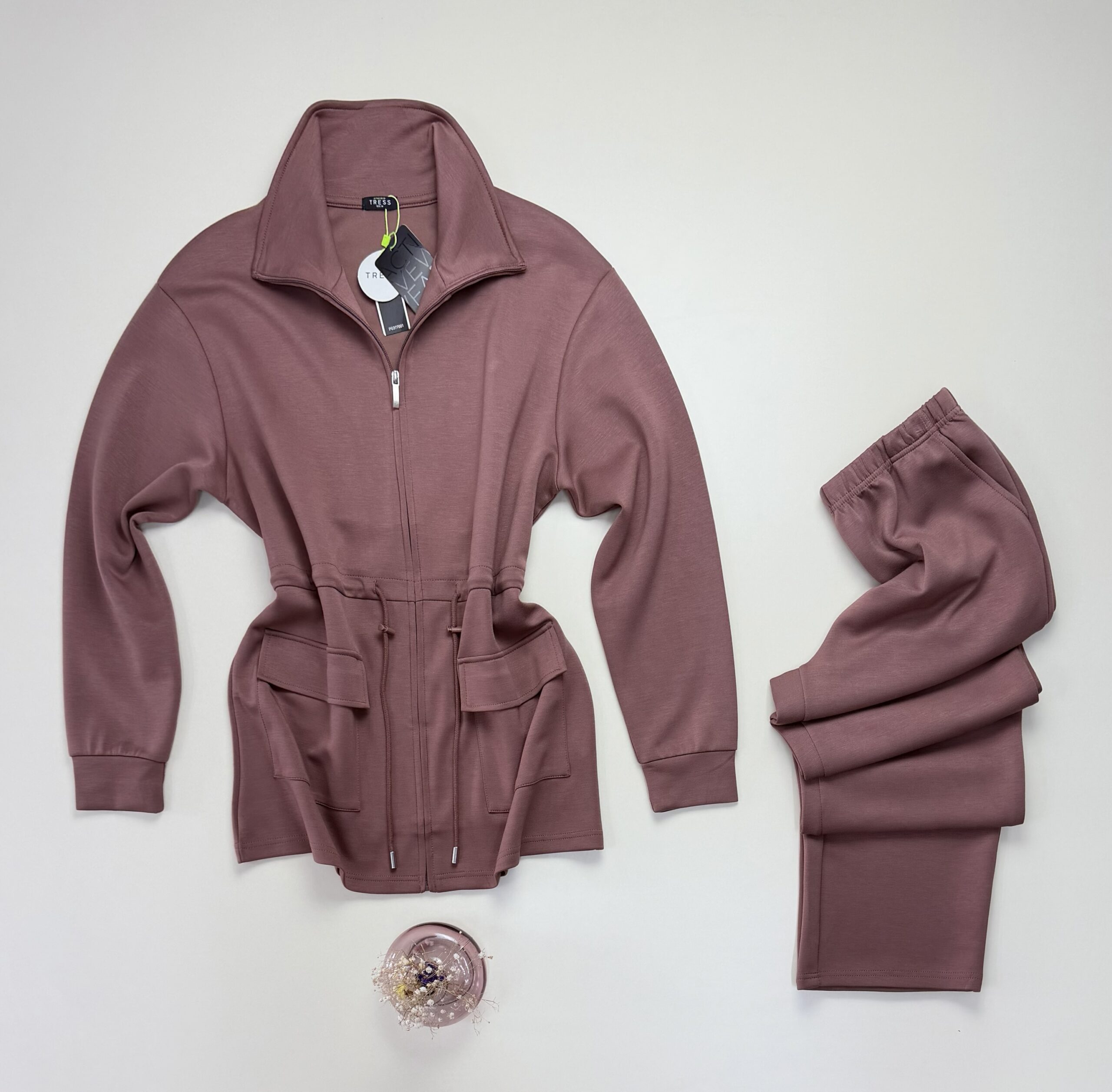 Ensemble jogging " marron " - Tress -