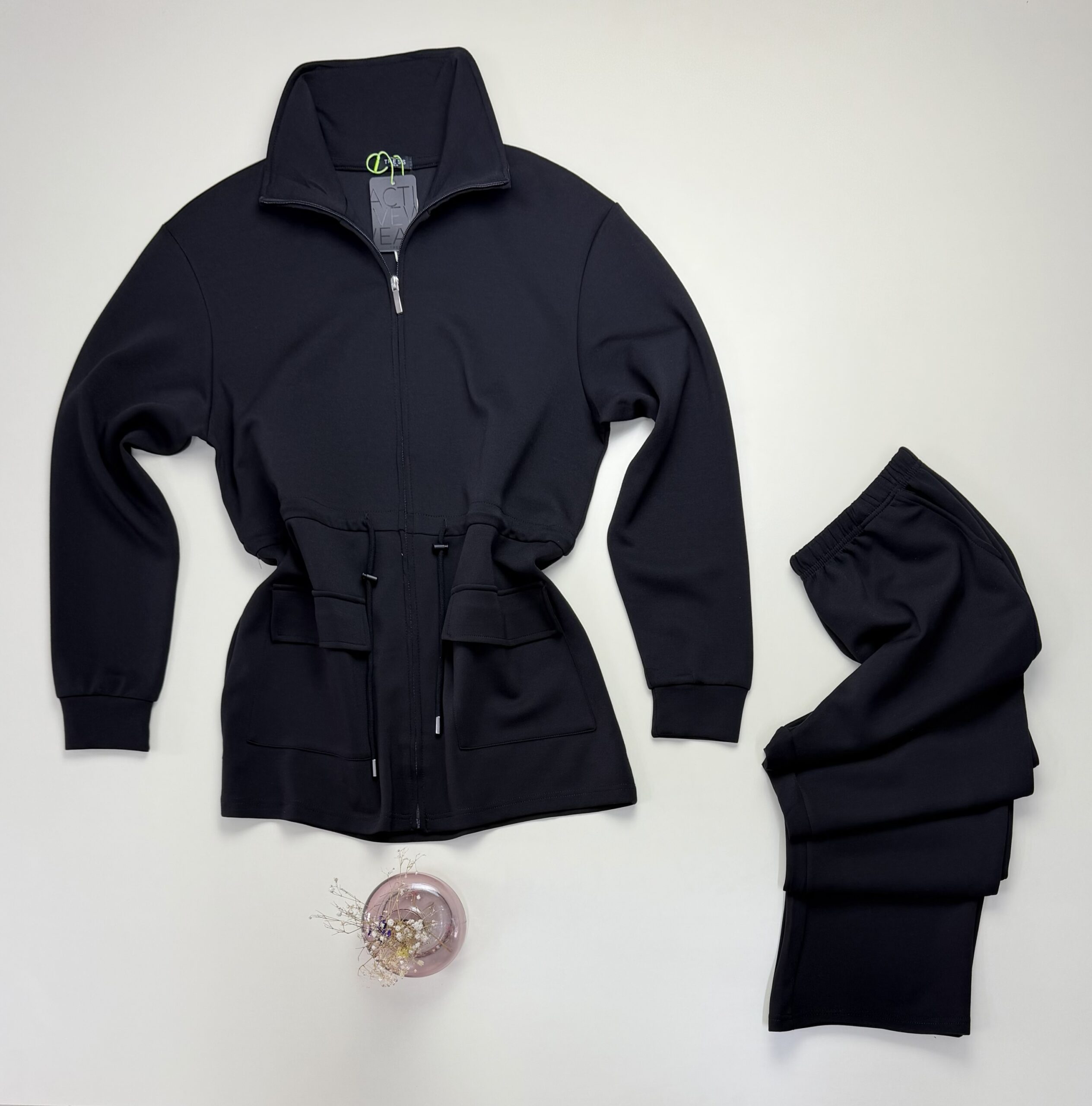 Ensemble jogging " Noir " - Tress -