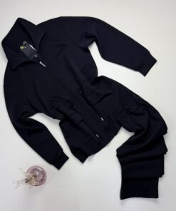 Alternative view of Ensemble jogging " Noir " - Tress -