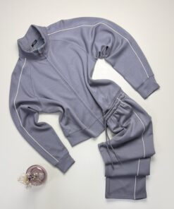Alternative view of Ensemble jogging " Gris " - Tress -