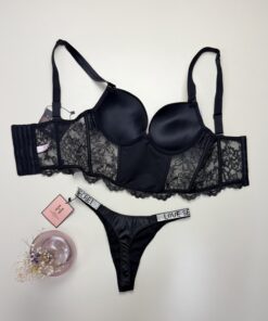 Ensemble corset H " Noir " Double éponge – Image 4