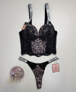 Ensemble corset H " Leopard " Double éponge – Image 3