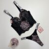 Ensemble corset H " Leopard " Double éponge